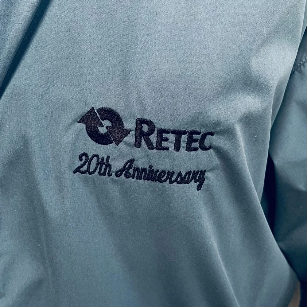 Outer Boundary Retec 20th Anniversary Windbreaker Blue Size XLarge